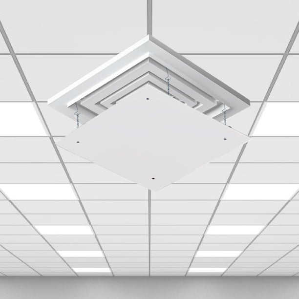 Air acondicionador central Ventilador Deflector anti directo Soporte de viento Salida Aire Folleto Air Wedshield para el Hotel Hotel Home Hogar 40 cmx40cm
