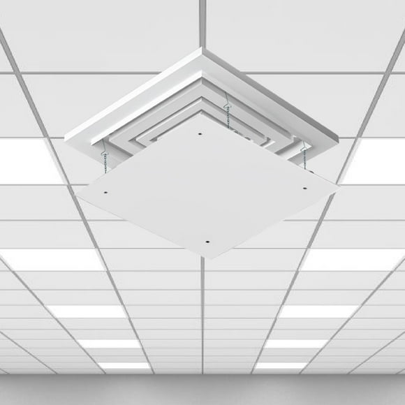 Air acondicionador central Ventilador Deflector anti directo Soporte de viento Salida Aire Folleto Air Wedshield para el Hotel Hotel Home Hogar 30 cmx30cm