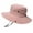 Pink, variant on Lolmot Womens Mens Bucket Hats with String Wide Brim Summer Lightweight Breathable Fisherman Cap Unisex Outdoor Packable Fishing Travel Beach Sun Hat