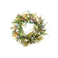 thumbnail image 2 of Nkmbld Front Door Wreath, Easter Egg Wreath with Faux Berries Festal Party Door Hanger for Spring Summer Window Wall Wedding Farmhouse Festival Decor, 2 of 8