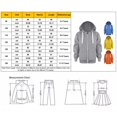 thumbnail image 2 of LEEy-world Zip Hoodie Sleeve Girls Color Top Kids Long Up Boys Jackets Solid Sweatshirt Boys Zip up Hoodie Ski Boys Jacket,Orange, 2 of 5