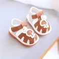 thumbnail image 4 of NOKIO Girls' Strappy Sandals Girls' Closed Toe Sandals Toddler Baby Boy Girl Shoes Breathable Shoes Open Toe Sandals Girl Sandals Baby Soft Soled Sandals For Unisex, 4 of 5