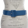 thumbnail image 2 of Women's High Waist Patent Leather Wide Fashion Square Belt, 2 of 3