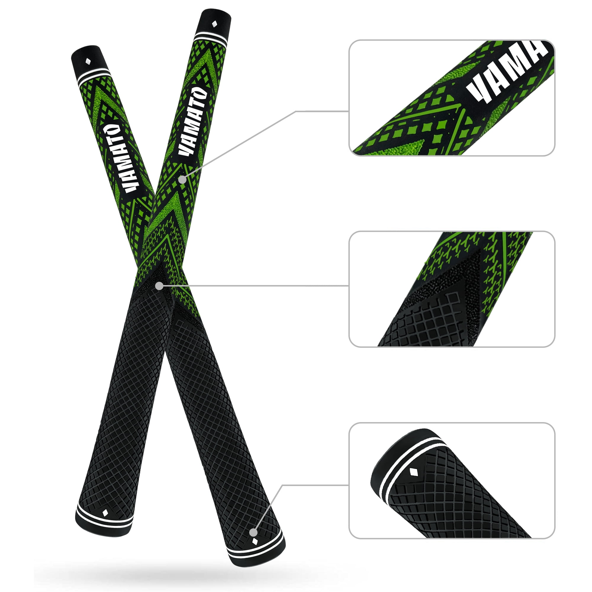 Yamato High Performance Golf Club Grip, Rubber, 13 Pieces