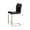 Black, variant on Benzara BM131341 Lodia II Contemporary Counter Height Chair with Black PU - Set of 2