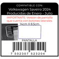 thumbnail image 2 of Mica de Nano Cristal Flexible para Pantalla de Volkswagen Saveiro 2024 (la de botones laterales), 2 of 4