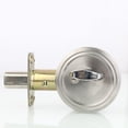 thumbnail image 4 of Knob Door Knob Lockset with 3 Keys Privacy Handle Bedroom Bathroom Handle Lockset Stainless Steel Polished Door Knob Set Interior Lockable Door Handle, 4 of 7