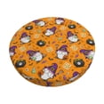 thumbnail image 1 of Balery Halloween Witches Gnome Fundas de asiento para taburete de bar redondo de tela de terciopelo ajustables que protegen de arañazos y manchas para sillas de 14 a 17 pulgadas.-14 inch, 1 of 7