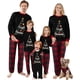 thumbnail image 1 of OAKFashion Pijamas navideños para la familia, pijamas navideños, pijamas a juego para la familia, conjunto de ropa de dormir, pijamas navideños de alce, 1 of 3