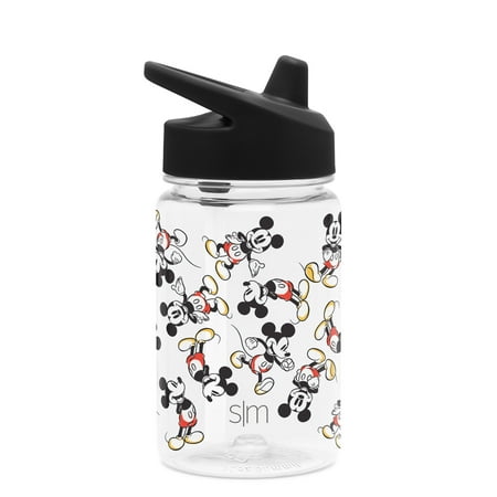 Simple Modern Kids Disney Tritan Summit Sippy Cup for Toddlers - 12oz Plastic Baby Water Bottle for Girls and Boys - Disney: Mickey Retro