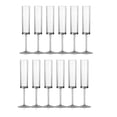 thumbnail image 1 of Champagne Flutes 6 OZ Square Champagne Glasses Stemmed Coupes Reusable Wedding Toasting Glasses 12 Pack, 1 of 5