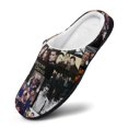 thumbnail image 3 of The Vampire Diaries Characters Fuzzy Cotton Slippers For Mens Winter Cotton Lightweight Anti-slip Rubber Sole Slippers House Open Back Slippers Closed Toe Slippers, 3 of 9