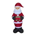 thumbnail image 3 of segolike Christmas Inflatable Santa Claus Decoration Large Inflatable Figure with Lights Xmas Decor for Backyard Outside Lawn Vacation 1.8m, 3 of 9