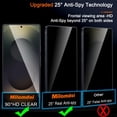 thumbnail image 2 of Protector de pantalla de privacidad con lente de cámara para Samsung S25 Ultra, 2 of 6