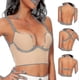 thumbnail image 2 of Top moldeador de brazos sin costuras shaofei manga larga transparente mujer talla 2XL azul, 2 of 5