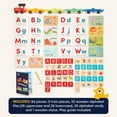 thumbnail image 6 of Battat Education – Wooden Letter Train Set – Alphabet Toy Train – Letter Train – ABC Train Toy – 3 Years + – 84 Pieces, 6 of 11
