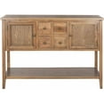 thumbnail image 4 of SAFAVIEH Charlotte Rustic Storage Sideboard w/ 2 Cabinets & 4 Drawers, Oak, 4 of 8