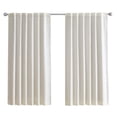 thumbnail image 2 of Better Homes & Gardens Leaves Rod Pocket Blackout Curtain Panel, 1-Piece, White, 50" W x 63" L, 2 of 7