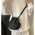 thumbnail image 6 of JUYGO Nylon Bucket Bag for Women Trendy Purse Small Shoulder Crossbody Bag Lightweight Travel Work Tote Handbags 2025, 6 of 9