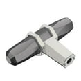 thumbnail image 2 of Amerock Bp36647l London 9/16" Bar Cabinet Knob - Black Chrome / Satin Nickel, 2 of 7