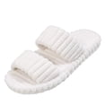thumbnail image 3 of Agkizg Womens Fall Winter Slippers, House Slippers, Solid Color Open Toe Fuzzy House Slippers Warm Plushes Casual Indoor Winter Home Slippers, 3 of 7