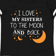 thumbnail image 4 of Inktastic I Love My Sisters to the Moon and Back Boys or Girls Toddler T-Shirt, 4 of 5