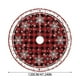 thumbnail image 4 of Falda para fiestas navideñas, evento festivo, cubierta decorativa con diseño clásico, 4 of 5