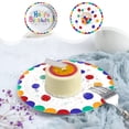 thumbnail image 7 of A Disposable Paper Plates With Letter Design 9 Inch 10 Pack Star Shaped Dinnerware For Birthday Wedding Events Easy Cleanup Eco Friendly, 7 of 7