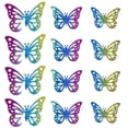 thumbnail image 2 of Pegatinas de pared 3D Serie tridimensional Pegatinas Decoración de pared para el hogar Pegatinas Recorte de mariposa, 2 of 5