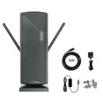 thumbnail image 2 of Antop Antenna Inc. AT-405BV DG Smartpass-Amplified Mini Tower Indoor/Outdoor HDTV Antenna (Dark Gray), 2 of 20