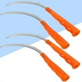 thumbnail image 5 of 4pcs Stainless Steel Serration Sickle Agricultural Gardening Crooked Sickle Plastic Handle Sharp Reaping Hook, 5 of 8