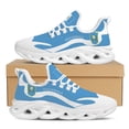 thumbnail image 1 of Zapatillas con cordones y estampado de la bandera de Guatemala, informales, planas, antideslizantes, para adolescentes, para exteriores, 1 of 6