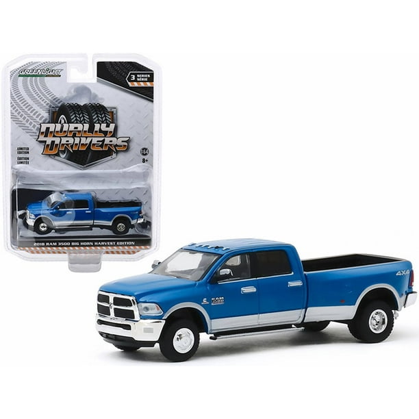 2018 Dodge Ram Harvest Edition Dually, New Holland Blue Greenlight