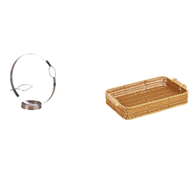Portabotellas De Hierro Para Vino, Cestas De Frutas Tejidas, Soporte Para Botellas De Vino Tinto, Recipiente Para Aperitivos, Organizador De Botellas De Metal, Cesta De Frutas, Plato De Pan
