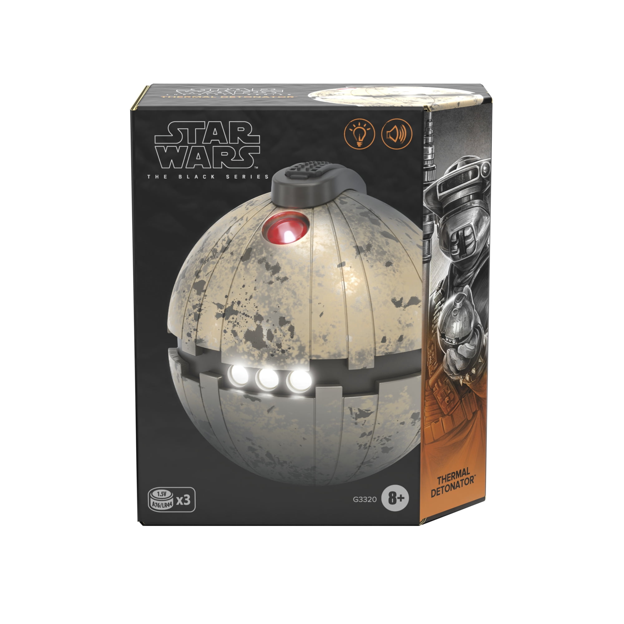 Star Wars The Black Series Premium Roleplay Electronic Thermal Detonator, Ages 14 and up