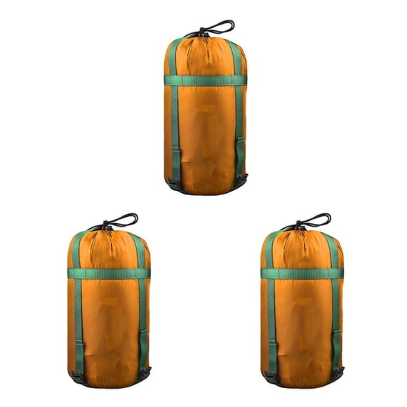 Advancent Bolsa de compresión Hebilla ajustable ligera Saco de cosas a prueba de desgarros Textura interna para acampar al aire libre Naranja Type4 NO4 Advancent CBP234971