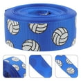 thumbnail image 4 of WEUVEB Elegant Blue Volleyball Ribbon for Hair Bows Wreaths and DIY Craft Projects, 4 of 8