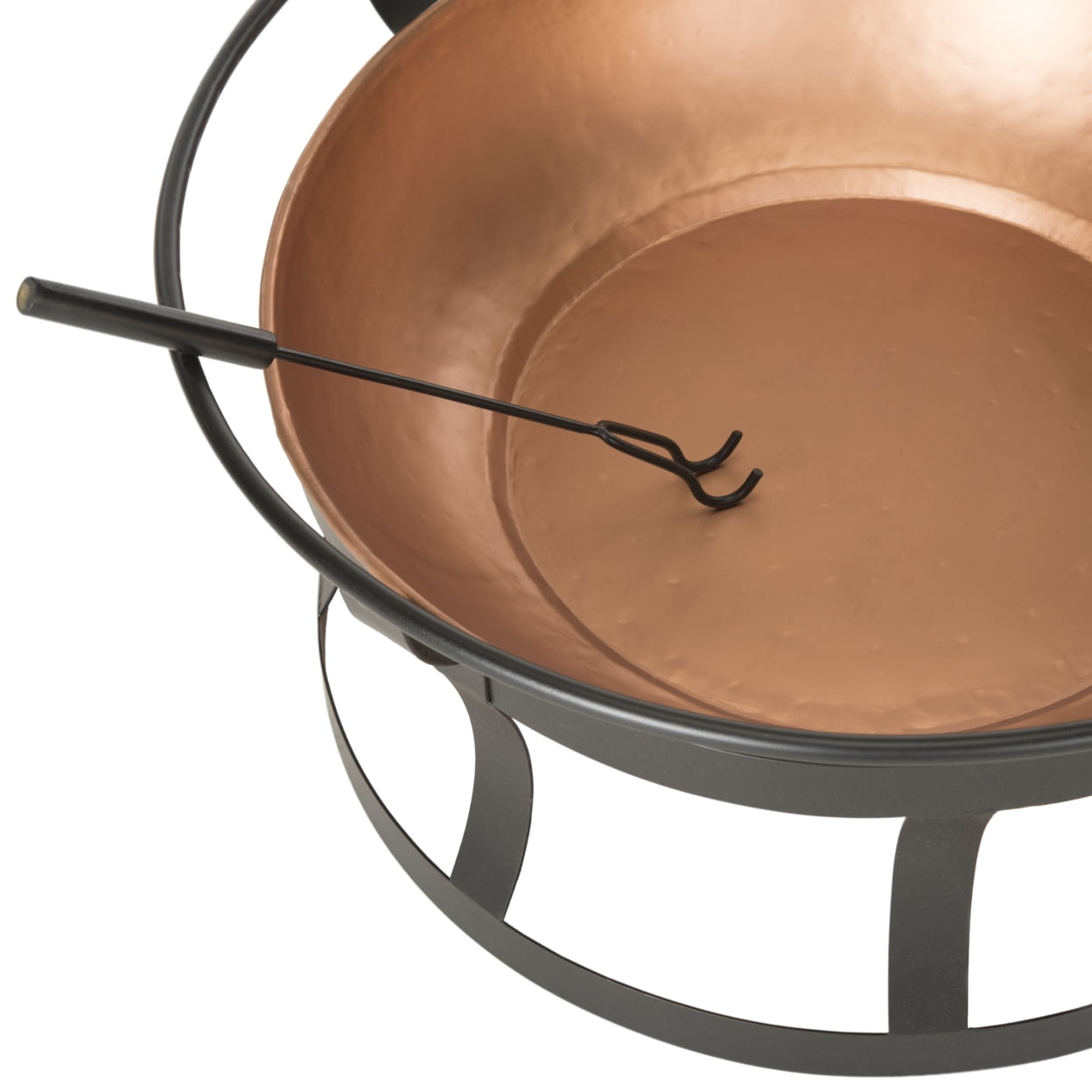 Safavieh Bonaire 30" Copper/Black Finish Iron Fire Pit