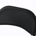 thumbnail image 5 of Leather Chair, 4Pcs Elegant Foldable Iron & PVC Chairs for Convention & Exhibition Black, 5 of 9