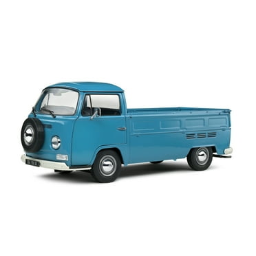1968 Volkswagen T2 Pickup Truck Petrol Blue 1/18 Diecast Model Car by Solido