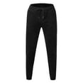 thumbnail image 2 of Aayomet Sweatpants For Men Men's Sweatpants Casual Lounge Cotton Pajama Yoga Pants Open Bottom Straight Leg Male Sweat Pants with Pockets,Black 5XL, 2 of 5