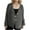 Grey, variant on AherBiu Women Cardigan Sweaters Button up V Knitted Neck Loose Casual Outdoor Open Front Coat