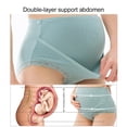 thumbnail image 5 of Ausing 3 Pack Women's Seamless Brief Panties Lace Low Rise Underpants Plus Size Pregnancy Underwear Modal Briefs Skin Color Blue Gray L, 5 of 9