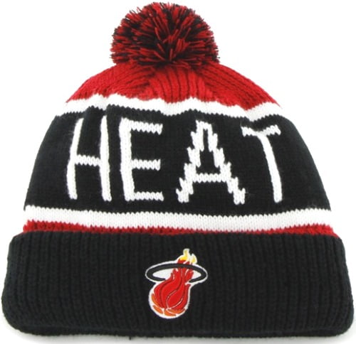 Miami Heat 47 Brand NBA "Calgary" Cuffed Knit Hat by 47 Brand