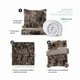 thumbnail image 5 of Funda Duvet Invernal Afelpada Doble Vista con Funda de Almohada Esquimal (Multicolor Café, Individual), 5 of 5