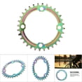 thumbnail image 4 of Disco De Dientes Positivo Y Negativo Para Bicicleta, Disco De Dientes De Bicicleta De Color Chapado, Ciclismo De Aleación De Aluminio Para Montar ANGGREK 34T, 4 of 8