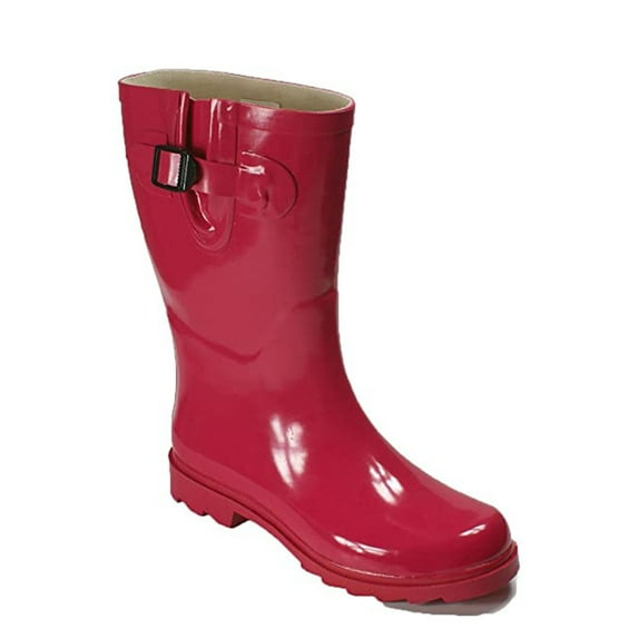 Tanleewa Women's Rain Boots Nonslip Rain Shoes Waterproof Garden Boots Shoe Size 6 Adult Female