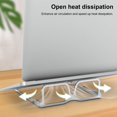 thumbnail image 4 of Portable Laptop Stand Computer Stand Laptop Stand for Desk Foldable Aluminum Laptop Riser Computer Stand Creative Glasses Shape, 4 of 8