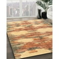 thumbnail image 2 of Ahgly Company Indoor Rectangle Contemporary Chocolate Brown Abstract Area Rugs, 4' x 6', 2 of 6
