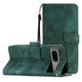 thumbnail image 1 of Compatible with Google Pixel 7 Embossed Butterfly Case with Wallet and Kickstand Cover, 1 of 5